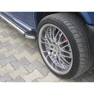 Бокові пороги KB002 d60мм (2 шт., нерж) Volkswagen T4 Caravelle/Multivan 1990-2003 рр. фото 4