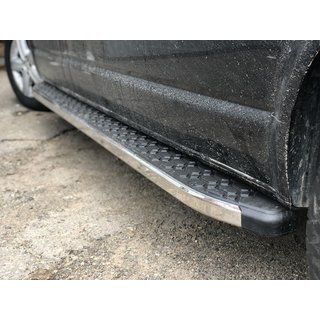 Бокові пороги BlackLine (2 шт, алюміній) фото 1