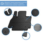 Audi A5 2007-2015 рр. Килимки Stingray (4 шт, гума) фото 2