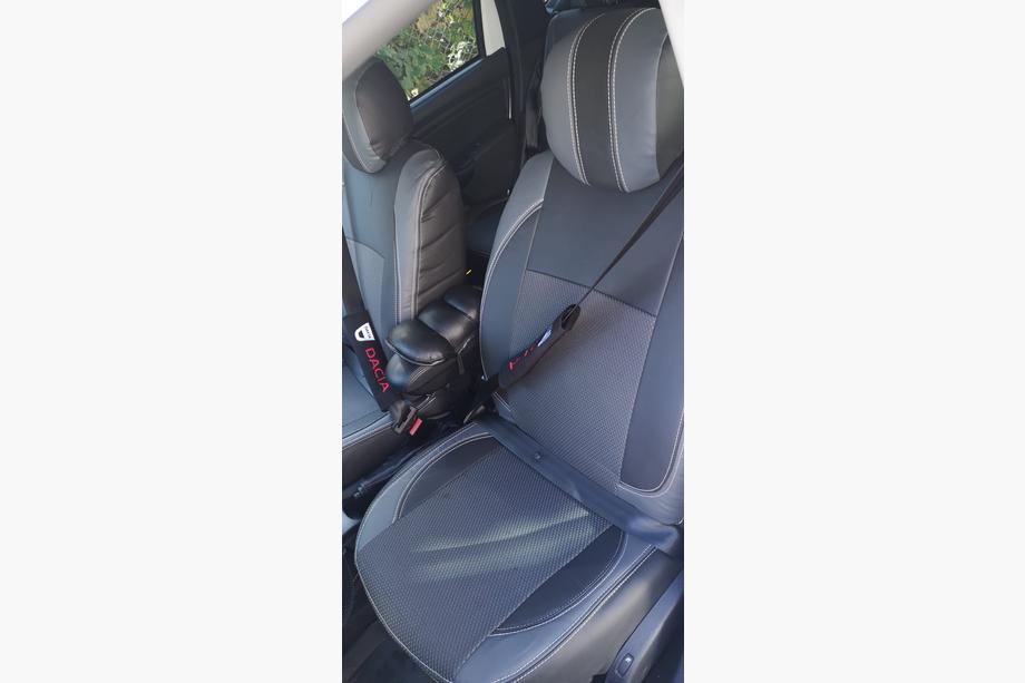 Renault Duster 2008-2017 рр. Авточохли (кожзам↗тканина, Premium) Image