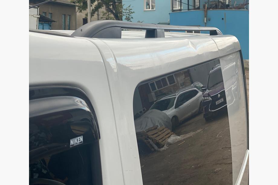 Renault Trafic 2001-2015 рр. Рейлінги Skyport (чорні) Довга база Фото 2