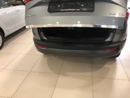 Skoda Karoq 2018- рр. Кромка багажника (нерж) фото 1