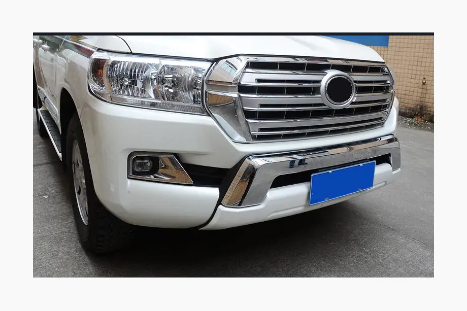 Toyota Land Cruiser 200 2007-2021 рр. Передня накладка 2012-2016 (EA-style, без спідниці) Image