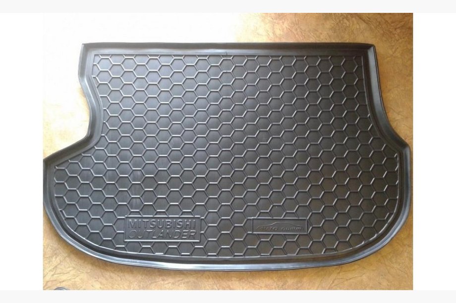 Mitsubishi Pajero Wagon IV 2006-2021 рр. Килимок багажника (гума) Фото 1