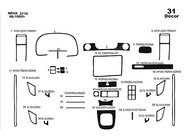 31 серія 1981-1992 рр. Накладки на панель (Meric) фото 1