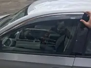 Skoda Rapid 2012-2019 рр. Вітровики з хромованим молдингом SD (4 шт, Niken) фото 1