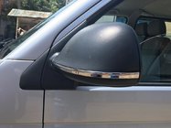 Volkswagen T6 2015-2024 рр. Смужки на дзеркала (2 шт., нерж) фото 2