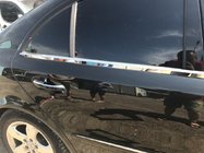 Mercedes E-сlass W211 2002-2009 рр. Зовнішня окантовка стекол (нерж) фото 7