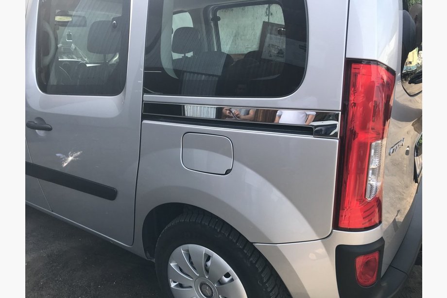 Mercedes Citan 2013-2021 рр. Молдинг зсувних дверей (2 шт, нерж) Image