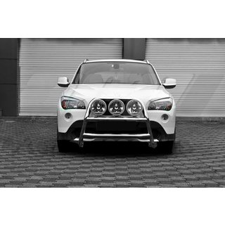 Кенгурятник WT018 (нерж) BMW X1 E84 2009-2015 рр. фото 1