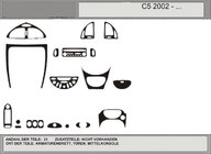 Citroen C-5 2008-2017 рр. Акція! Накладки на панель (під карбон) фото 1