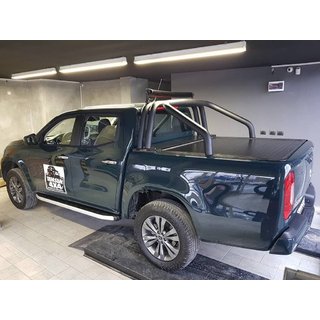 Бокові пороги Fullmond (2 шт., алюміній) Mercedes X class 2017-2020 рр. фото 1