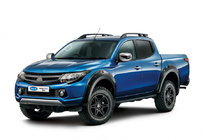 Mitsubishi L200 2015-2024 рр. Рейлінги OmsaLine Sport (2 шт, чорні) фото 1