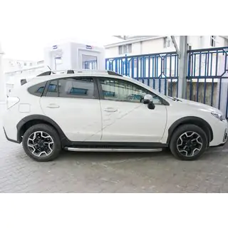 Рейлінги OmsaLine Elegance (2 шт, сірі) Subaru XV 2011-2017 рр. фото 1