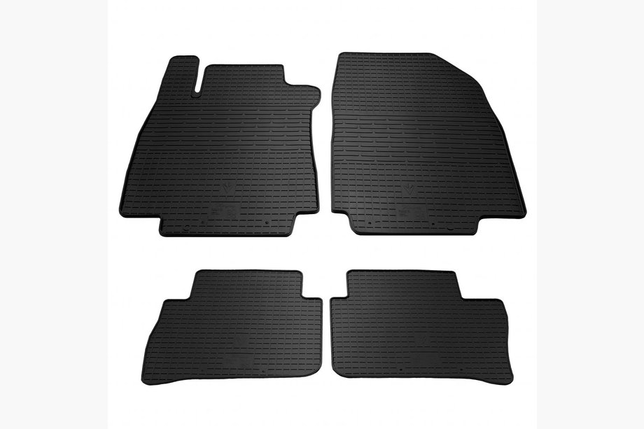 Nissan Tiida 2004-2011 рр. Гумові килимки (4 шт, Stingray Premium) Image