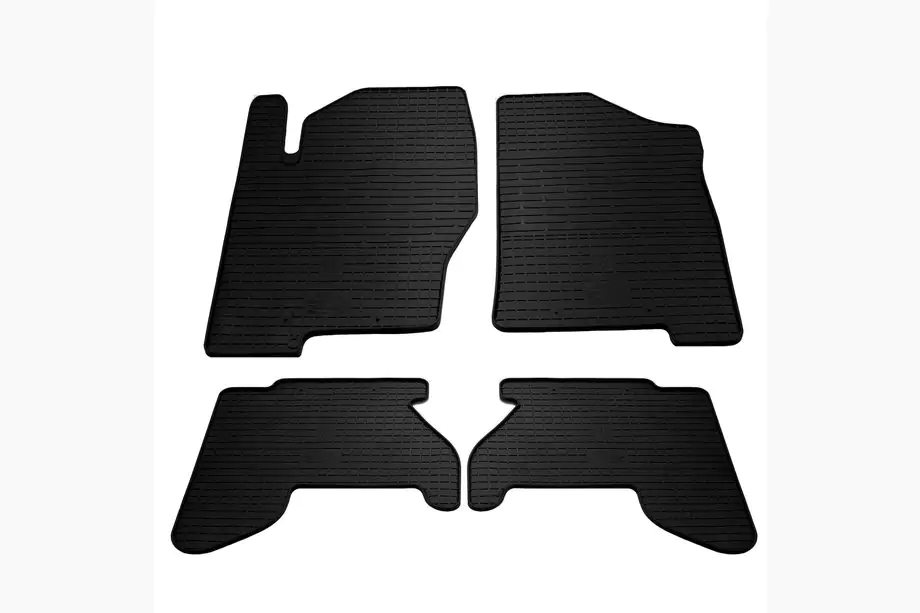 Nissan Navara 2006-2015 рр. Гумові килимки (4 шт, Stingray Premium) Фото 1