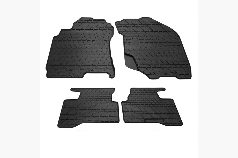 Nissan X-trail T30 2002-2007 рр. Гумові килимки (4 шт, Stingray Premium) Image