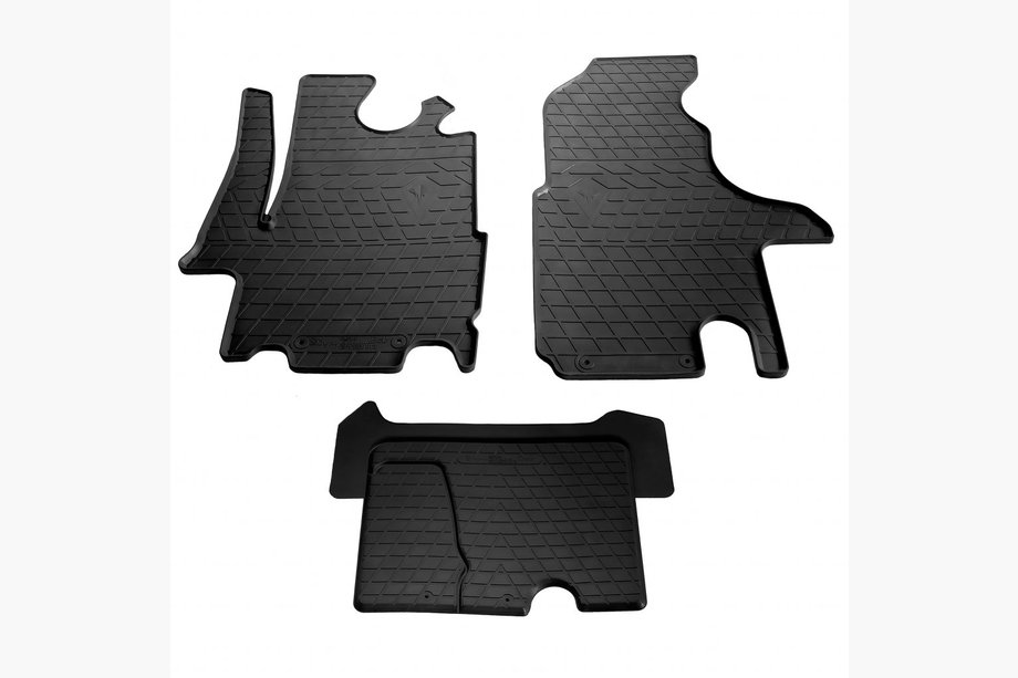 Renault Master 1998-2010 рр. Гумові килимки (3 шт, Stingray) Image