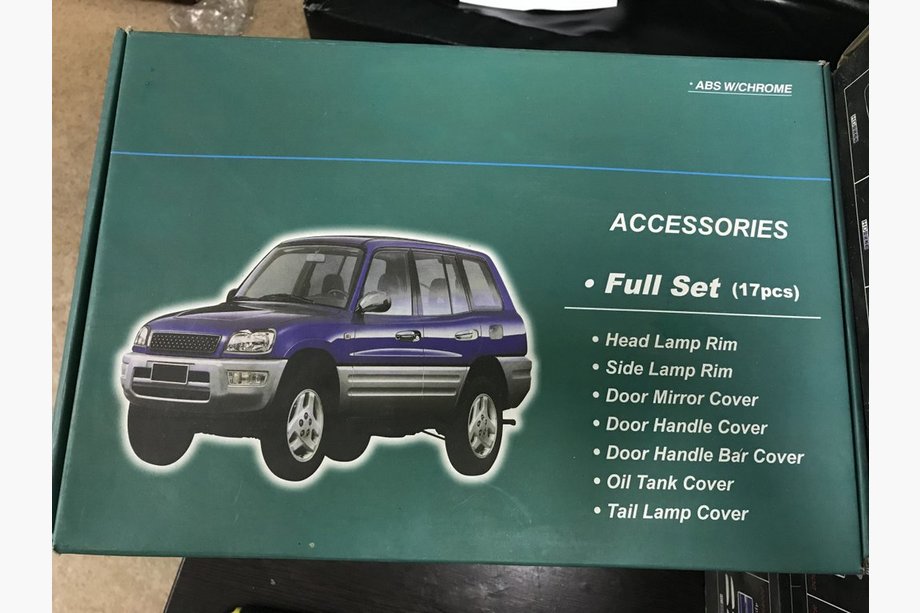 Toyota Rav 4 1996-2001 рр. Накладки на дзеркала (2 шт., пласт) Image
