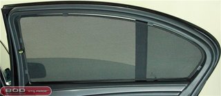 BMW 5 серія E60/E61 2003-2010 рр. Сонцезахисні шторки (3 шт, вставні) фото 1