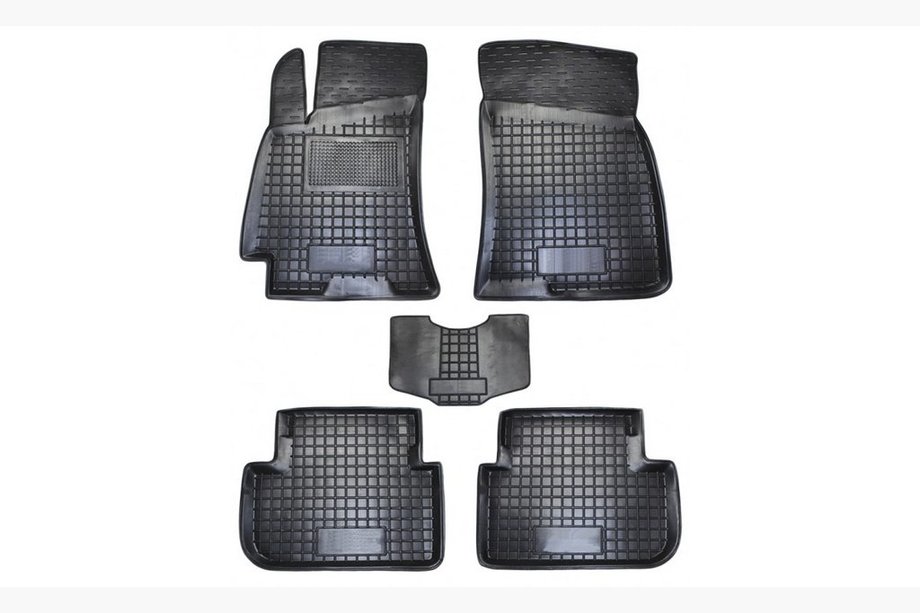 Fiat Linea 2006-2018 рр. Гумові килимки з бортом (Autogumm) Image