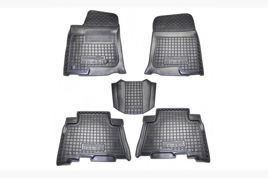 Lexus GX460 2009-2023 рр. Гумові килимки з бортом (Autogumm) Фото 1