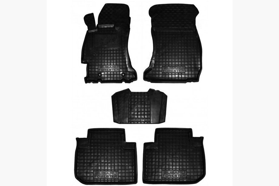 Subaru Forester 2013-2018 рр. Гумові килимки з бортом (Autogumm) Image