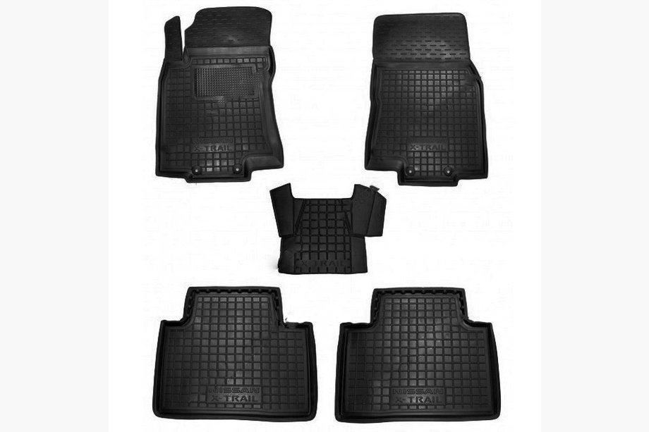 Nissan X-trail T32/Rogue 2014-2021 рр. Гумові килимки з бортом (Autogumm) Фото 1
