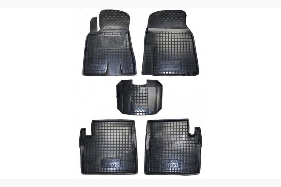 Toyota Rav 4 2001-2005 рр. Гумові килимки з бортом (Autogumm) Фото 1