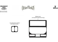 Peugeot 1007 2005-2009 рр. Накладки на панель фото 2