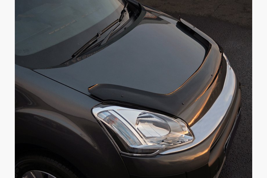 Peugeot Partner Tepee 2008-2018 рр. Дефлектор капота довга (EuroCap) Image