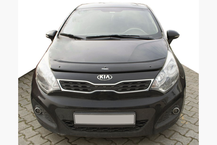 Kia Ceed 2012-2018 рр. Дефлектор капоту (EuroCap) Image