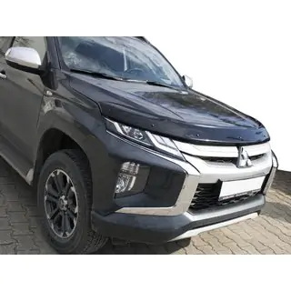 Дефлектор капота (2019+, EuroCap) Mitsubishi L200 2015-2024 рр. фото 1