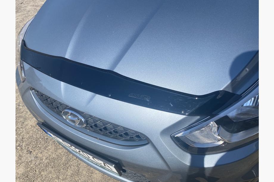 Hyundai Accent 2011-2017 рр. Дефлектор капота 2011-2017 (ANV) Image
