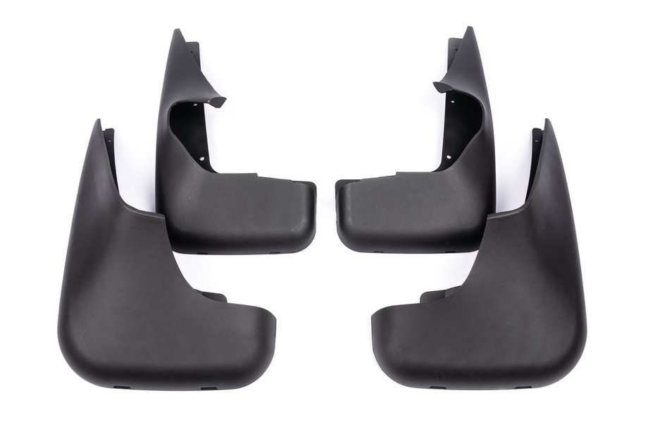 BMW X5 E53 1999-2006 рр. Бризковики Premium з порогами (4 шт) Image