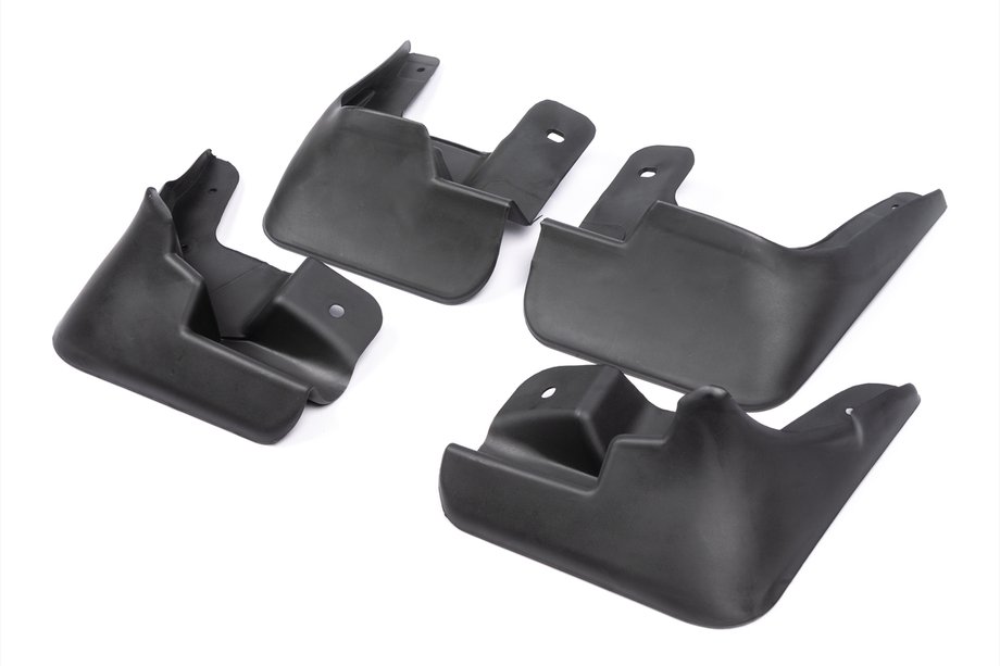 Hyundai Accent 2000-2006 рр. Бризковики Premium V1 (4 шт) Image