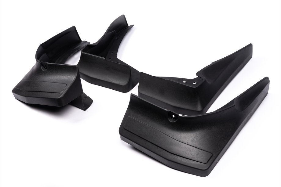 Mercedes GL/GLS сlass X166 2012-2019 рр. Бризковики Premium c порогами (для Base, 4 шт) Image