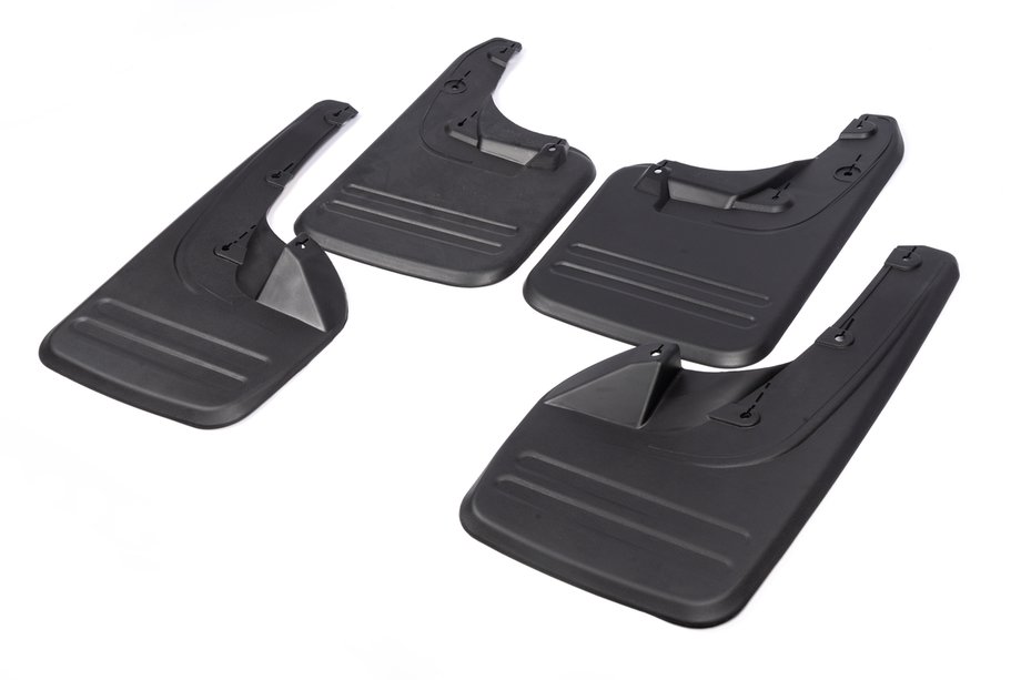 Toyota Hilux 2006-2015 рр. Бризковики Premium (для 4WD, 4 шт) Image