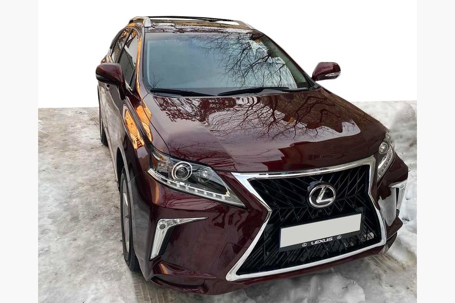 Lexus RX 2009-2015 рр. Передній бампер TRD Image