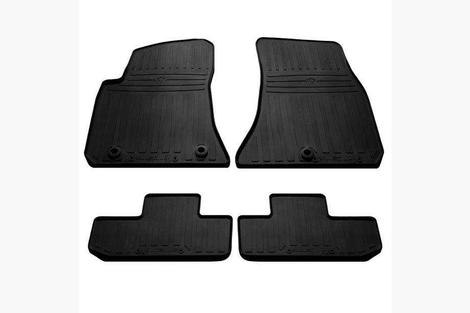 Dodge Challenger 2008-2023 рр. Гумові килимки Stingray (2WD, 4 шт, гума) Image