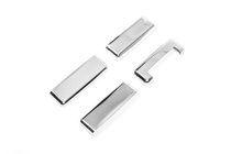 Ford Transit 1991-2000 рр. Накладки на ручки (4 шт., нерж.) фото 3