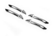 Mercedes ML W164 2005-2011 рр. Накладки на ручки (4 шт, нерж) фото 5