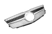 Mercedes GLK class X204 2008-2015 рр. Передня решітка Diamond Silver (2009-2012) фото 3