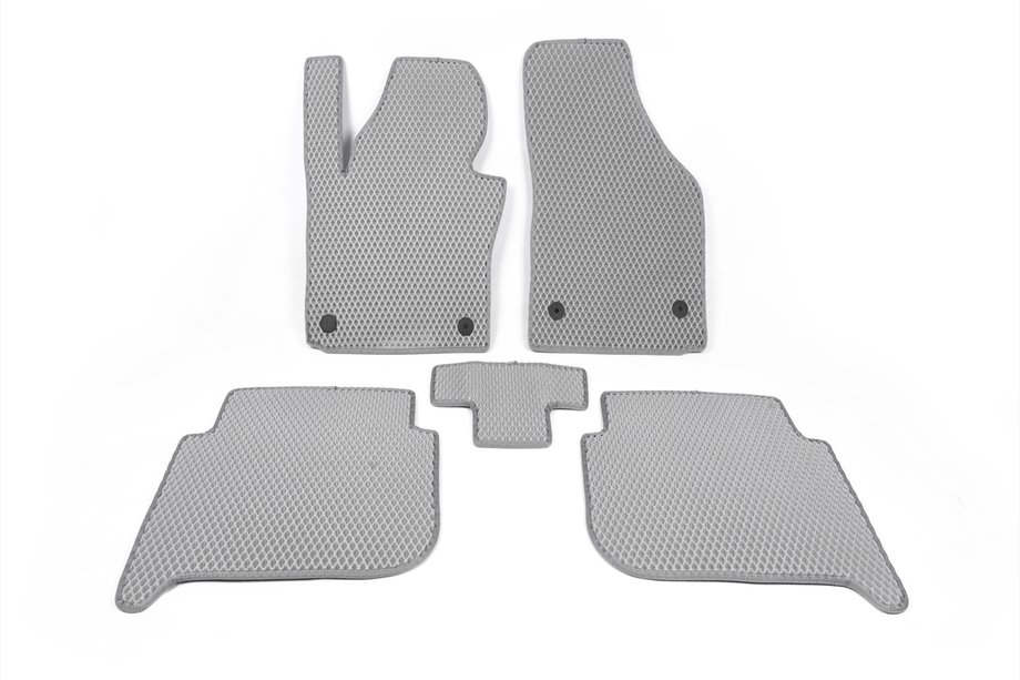 Volkswagen Touran 2010-2015 рр. Килимки EVA (сірі) Фото 1