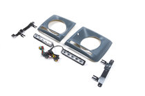 Mercedes G сlass W463 1990-2018 рр. Накладки на фари з LED (5 діодів, комплект) фото 1