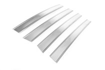 Honda Civic Sedan VII 2001-2006 рр. Накладки на стійки (4 шт, нерж) фото 3