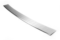 Volkswagen Crafter 2016- рр. Накладка на задній бампер (Omsa, нерж) фото 2