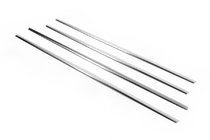 Mazda 3 2009-2013 рр. Окантовка вікон (4 шт, нерж) фото 2