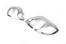 Toyota Corolla 2002-2007 рр. Накладки на фари V1 (2002-2004, 2 шт., пласт) фото 2