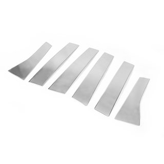 Молдинг дверних стійок (нерж.) Ford Kuga/Escape 2013-2019 рр. фото 2